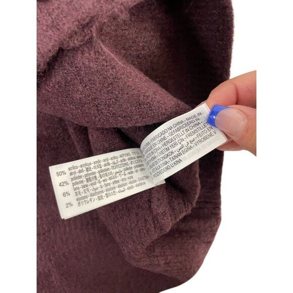 Zara Womens Cardigan Sweater Red Maroon XS Wool Button Top 5536/209 NWT - Picture 8 of 12